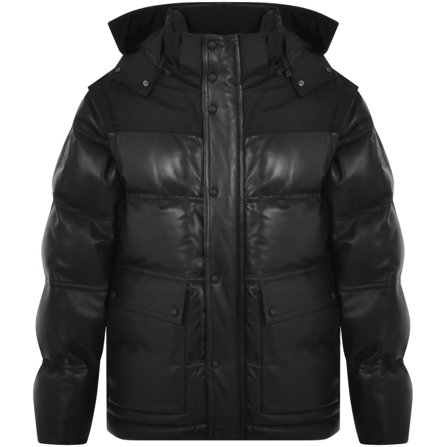 Boss puffa jacket deals